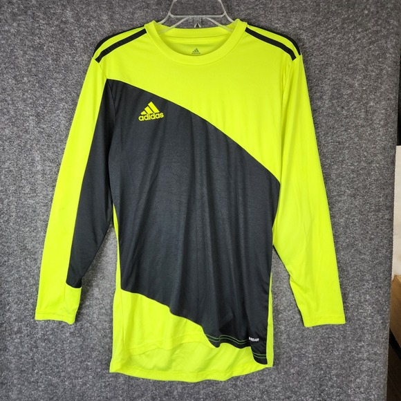 adidas Other - Adidas Goalkeeper Jersey Mens S Aeroready Yellow Black Padded Soccer EUC